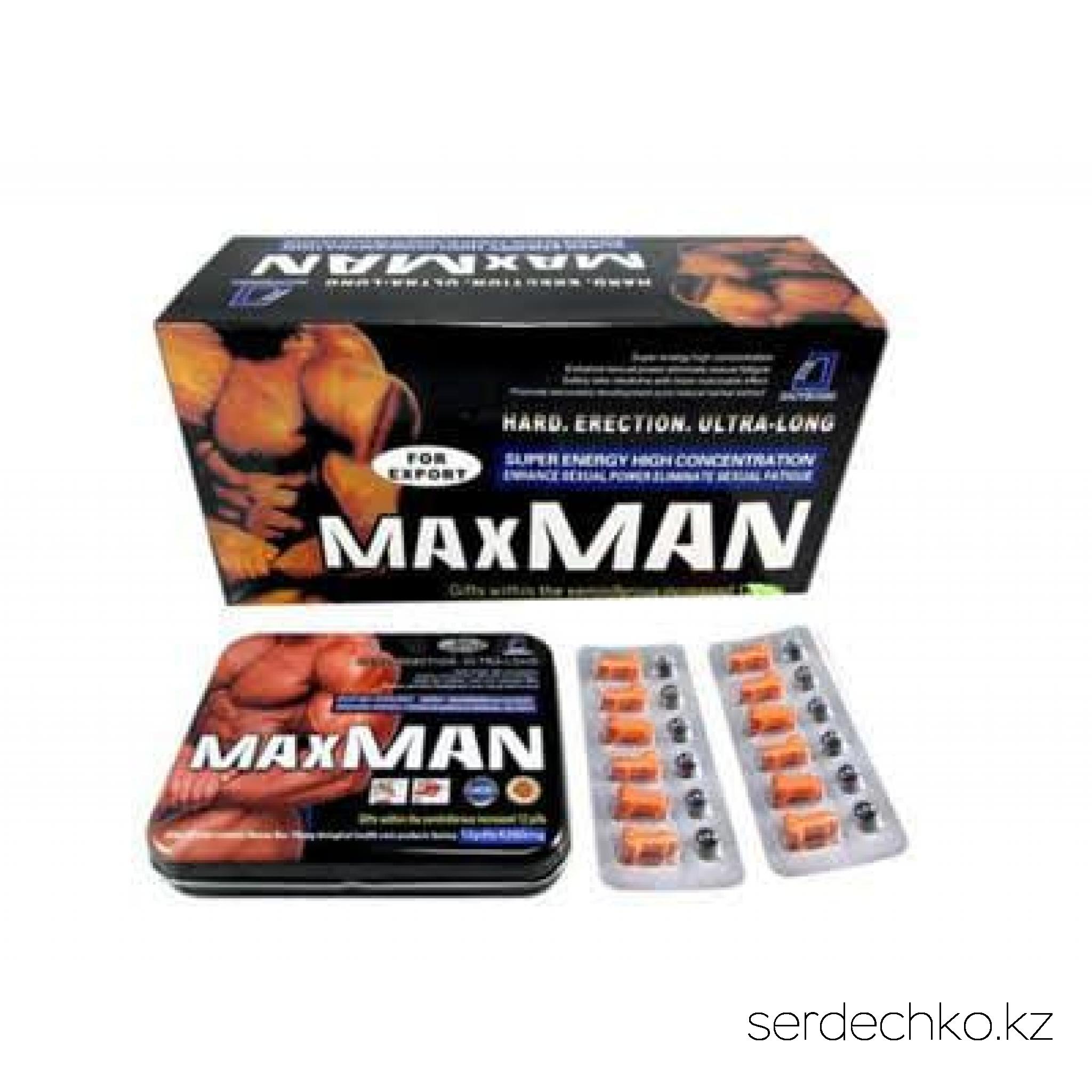 MAXMAN средство для повышения потенции, 
	Характеристики и описание

	
		
			
				
					
						Капсулы для эрекции «Maxman» (Максмен) — относятся к самым действующим препаратам для помощи излечения мужских сексуальных недугов. Эффективен настолько, что за самые короткие промежутки временные меняет сексуальную жизнь мужского населения в положительном смысле. Капсулы для эрекции «Maxman» (Максмен) действуют на потенцию, на размеры полового органа, а самое важное, что полученные итоги будут стабильными, даже по средствам прекращения применения средства. Капсулы для эрекции «Maxman» (Максмен) поможет сильной части населения распрощаться со всеми приобретенными или врождёнными болезнями сексуального направления. Секс по времени будет занимать гораздо больше, а самое важное, длительность вы сможете регулировать сами. После соития временное восстановление всего организма тоже короткое. Мужчина становится более уверенным и самодостаточным. Качество секса, да и количество наполняет мужчину жизненным тонусом.
					
						Капсулы для эрекции "Maxman" (Максмен) инструкция по применению и отзывы: как уже многим известно, и проводились опыты и исследования, время до оргазма у сильной и слабой половины населения совершенно разная. Женщинам необходимо больше времени до достижения апогея в половом акте. Для трети слабого населения для достижения оргазма требуется до двенадцати минут, а мужчины выдерживают до восьми минут. Именно капсулы для эрекции "Maxman" (Максмен) продлят временной промежуток у мужчин, таким образом, качество половой жизни стабилизируется, и в итоге остаются восторженными обе стороны.
					
						Действие капсул для эрекции "Maxman" (Максмен): капсулы для эрекции "Maxman" (Максмен) значительно укрепляют половую силу мужчин. Продлевают время сексуальных утех. Без труда становится контролируемая эрекция и эякуляция. Сперматозоиды вырабатываются активные и в большом количестве.
					
						Время действия капсул для эрекции "Maxman" (Максмен): действует одна капсула до сорока восьми часов.
					
						Состав капсул для эрекции "Maxman" (Максмен): наблюдаются разнообразные вытяжки не синтетического происхождения, а естественного.   А именно: китайский кордицепс, женьшень в корне, моринда, эпимедиум, Astragalus, а так же иные компоненты, которые часто встречаются в китайской медицине.
					
						Показания к применению капсул для эрекции "Maxman" (Максмен): рекомендуется при: эрекции несвоевременной и недостаточной, коротком сексуальном соитии (по времени), нарушения мочеполовой и почечной систем, при неудовлетворительных размерных характеристиках пениса.  
					
						Способ применения капсул для эрекции "Maxman" (Максмен): перед непосредственным приёмом пищи необходимо до двух раз в сутки выпивать по капсуле. Время приёма капсул для эрекции "Maxman" (Максмен) рекомендованное (в курсе лечения) до двух месяцев. Разжевывать нельзя, обильно запивать чистой, водой, по возможности несколько подогретой.
					
						Применение капсул для эрекции "Maxman" (Максмен) у детей: восемнадцать с плюсом — рекомендованный возраст.
					
						Применение у пожилых пациентов: приём капсул для эрекции "Maxman" (Максмен) пациентами за шестьдесят только под медицинским присмотром.  
					
						Применение при беременности и кормлении грудью: средство не рассчитано, на приём женщинами.
				
			
		
	


	 
