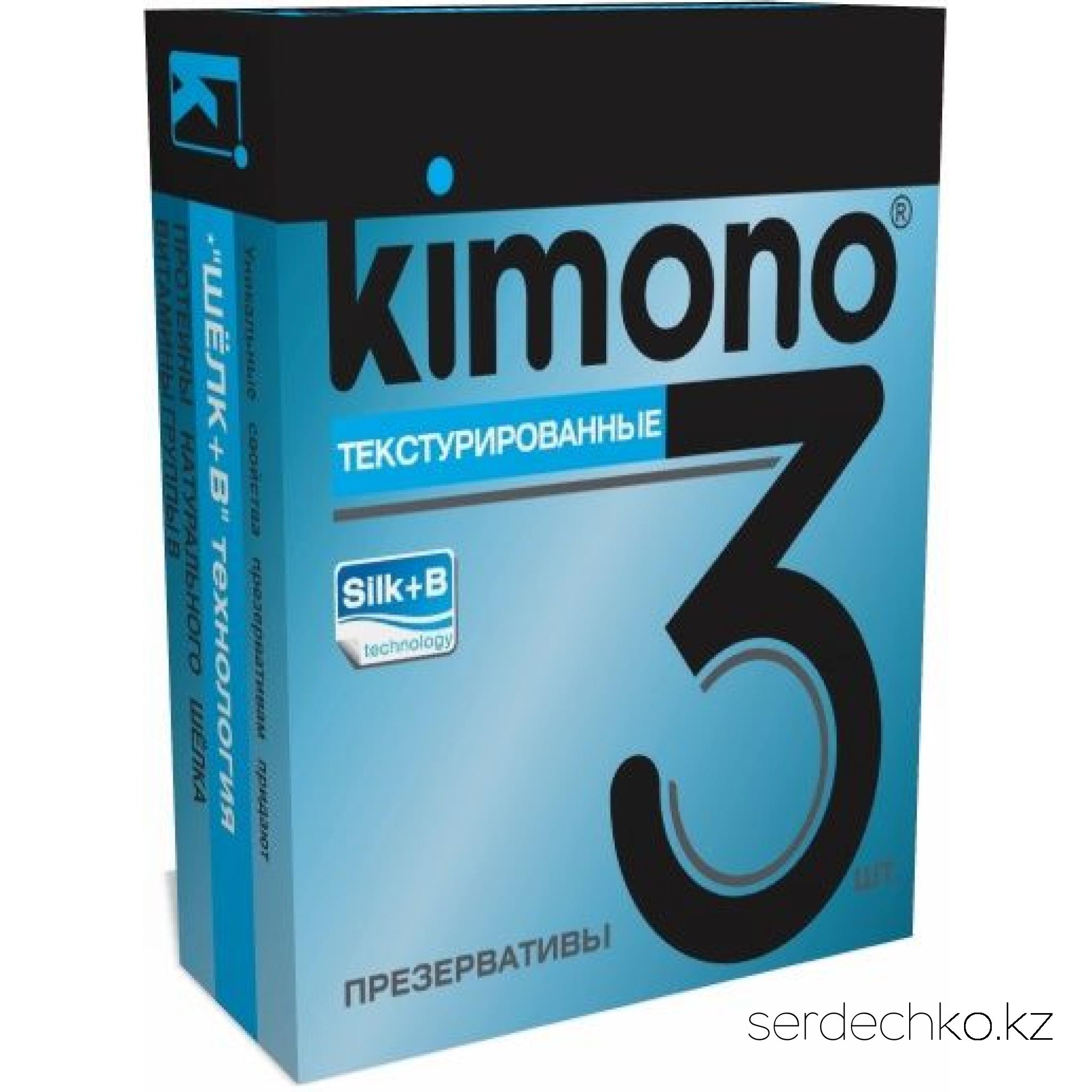 ПРЕЗЕРВАТИВЫ KIMONO (текстуированные) 3 шт, 
	Презерватив – защитное средство от множества патогенных микробов и наиболее эффективный контрацептив, который должен быть всегда под рукой! Ведь никогда не знаешь, где он может пригодиться – на свидании, в ночном клубе, в гостях…
	Представляем вашему вниманию текстурированные презервативы KIMONO, которые подарят множество незабываемых эмоций во время интимной близости. Они легко надеваются на половой орган мужчины или фаллоимитатор.
	Для комфортного использования совместно с презервативом рекомендуется применять любриканты на водной основе. Например, смазки из серий "О'Кей" или «Услада».
