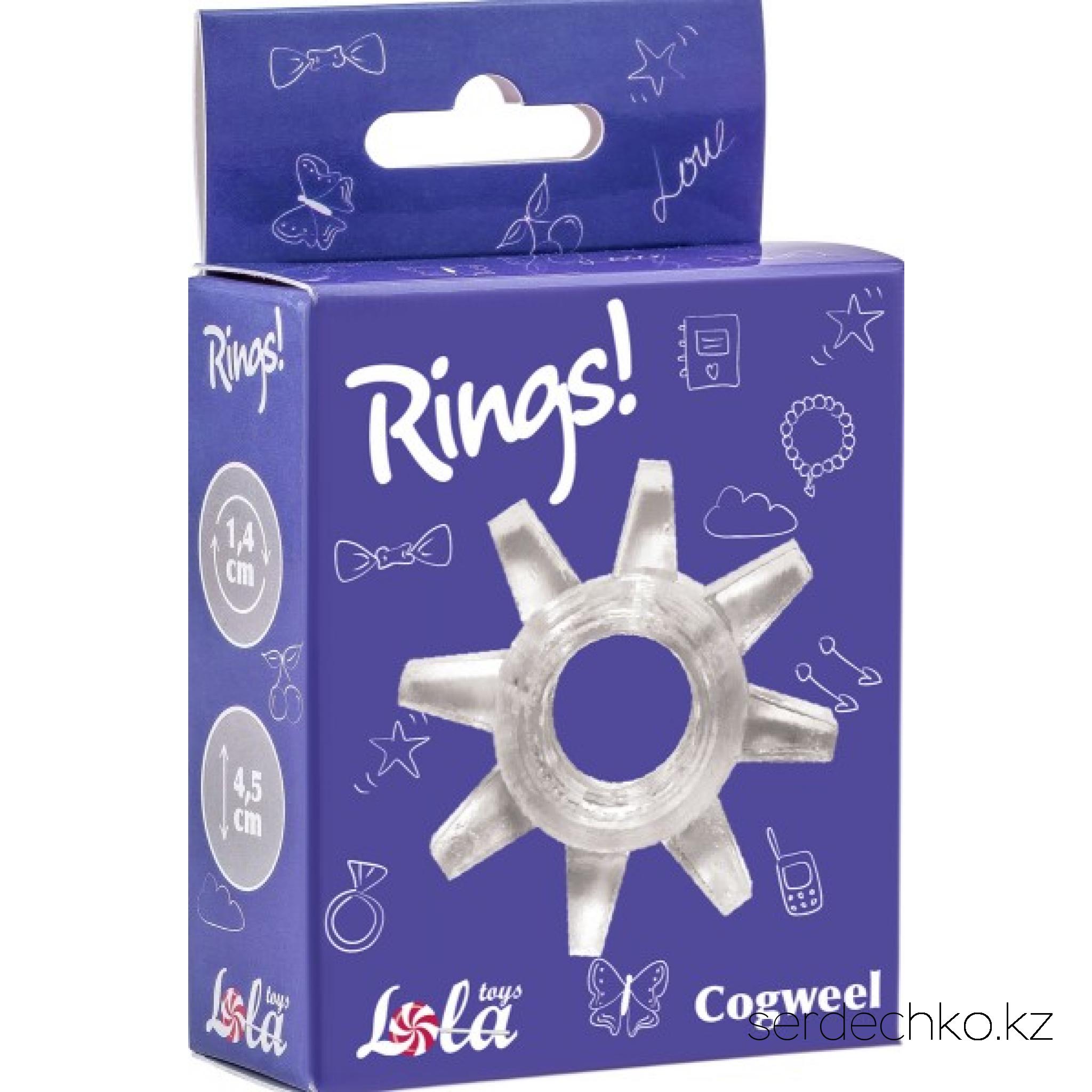 Эрекционное кольцо Lola Toys - Rings - Cogweel White, прозрачное, 
	Эластичный материал позволит крови циркулировать без риска для здоровья, сохраняя и продлевая эрекцию. Рекомендуется использовать с лубрикантом.

	 Характеристики:

	
		общая длина- 4,5 см
	
		ширина- 2 см
	
		диаметр- 2,2 см
	
		диаметр отверстия- 1,4 см

