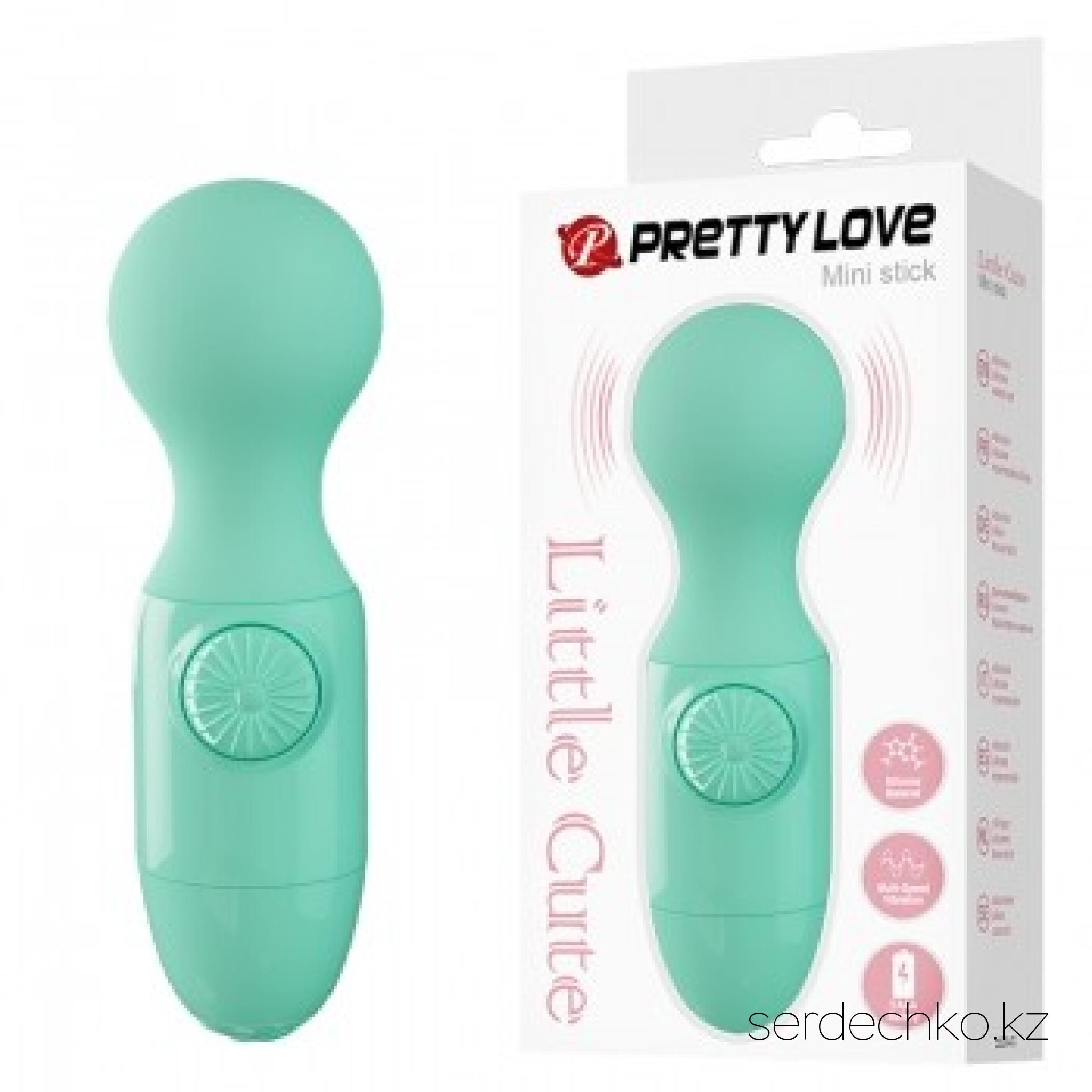 ВИБРОМАССАЖЁР Pretty Love Mini Stick L 120 мм D 38 мм Цвет Голубой, 
	Оригинальный вибромассажёр для стимуляции влагалища, клитора, пениса, сосков и других эрогенных зон. Используется соло или в паре. Может стать прекрасным дополнением к любовной прелюдии.
	Сила вибрации регулируется с помощью колёсика, расположенного на корпусе гаджета.
	Секс-игрушка проста в использовании и уходе. Компактные размеры позволяют брать её с собой поездки.
	Совместно с вибромассажёром рекомендуется использовать гель-лубрикант «Sex Toys 3 в 1» и очищающий спрей Clear Toy.
	Тип зарядки: USB-провод.
