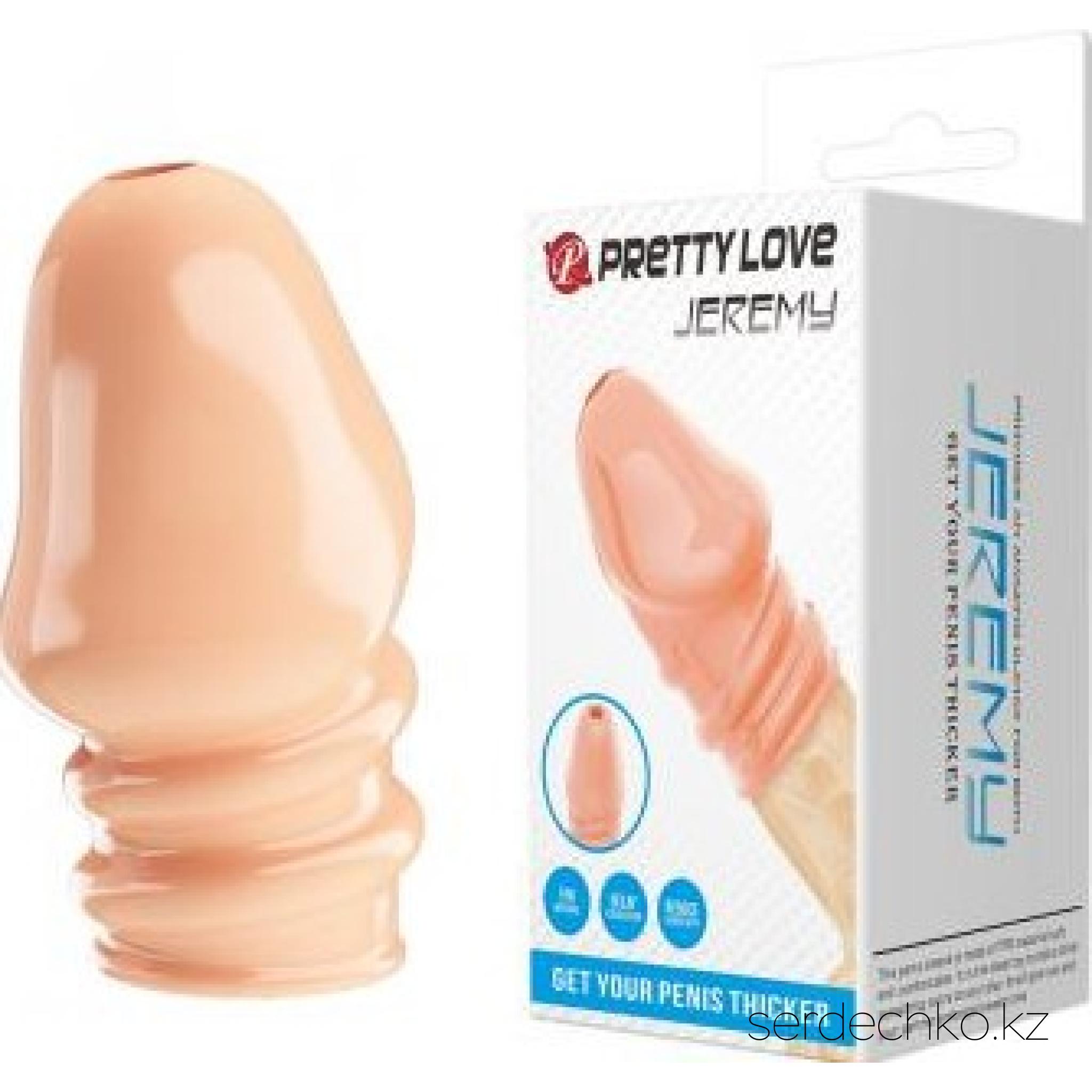 Рельефная насадка на пенис Pretty Love Jeremy BI-026249, 
	Рельефная насадка подойдет для любого обхвата пениса, плотно прилегая к коже. Насадка плотно прилегает к коже, удерживая кровь в пенисе и помогая достичь более длительной и сильной эрекции. Подходит для тренировки потенции и продления времени полового акта, уменьшая стимуляцию чувствительных частей головки, тем самым задерживая эякуляцию. Насадка выполнена из материалу TPR, благодаря чему она эластичная и достаточно прочная. Общая длина насадки - 7 см, длина насадки изнутри - 6,7см, максимальный внешний диаметр в нерастянутом состоянии - 3,6 см, внутренний диаметр на входе - 2,5 см, внешний 2,8см.

