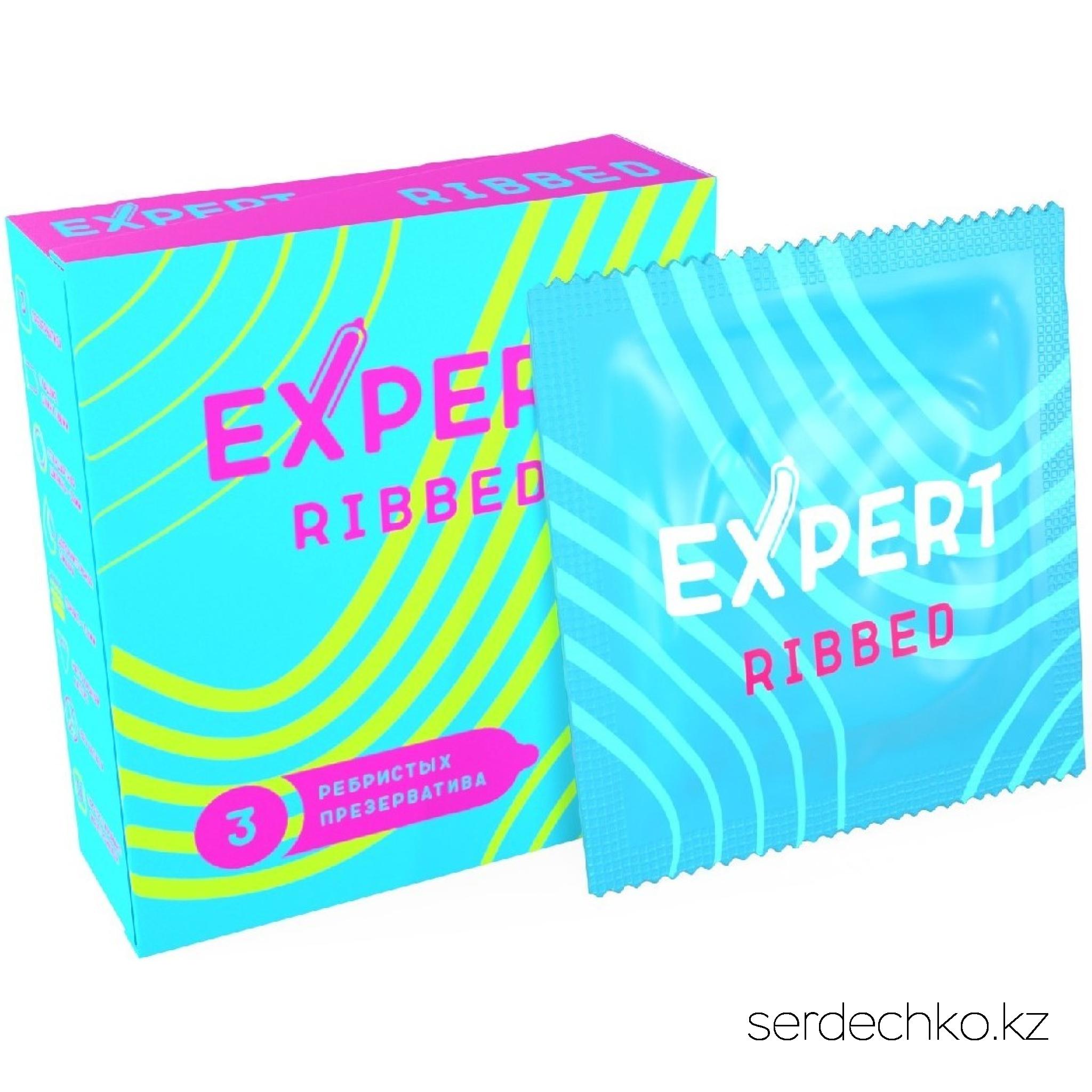ПРЕЗЕРВАТИВЫ EXPERT RIBBED № 3 (РЕБРИСТЫЕ) NEW, 3 штуки, 
	ПРЕЗЕРВАТИВЫ EXPERT RIBBED № 3 (РЕБРИСТЫЕ) NEW, 3 штуки
