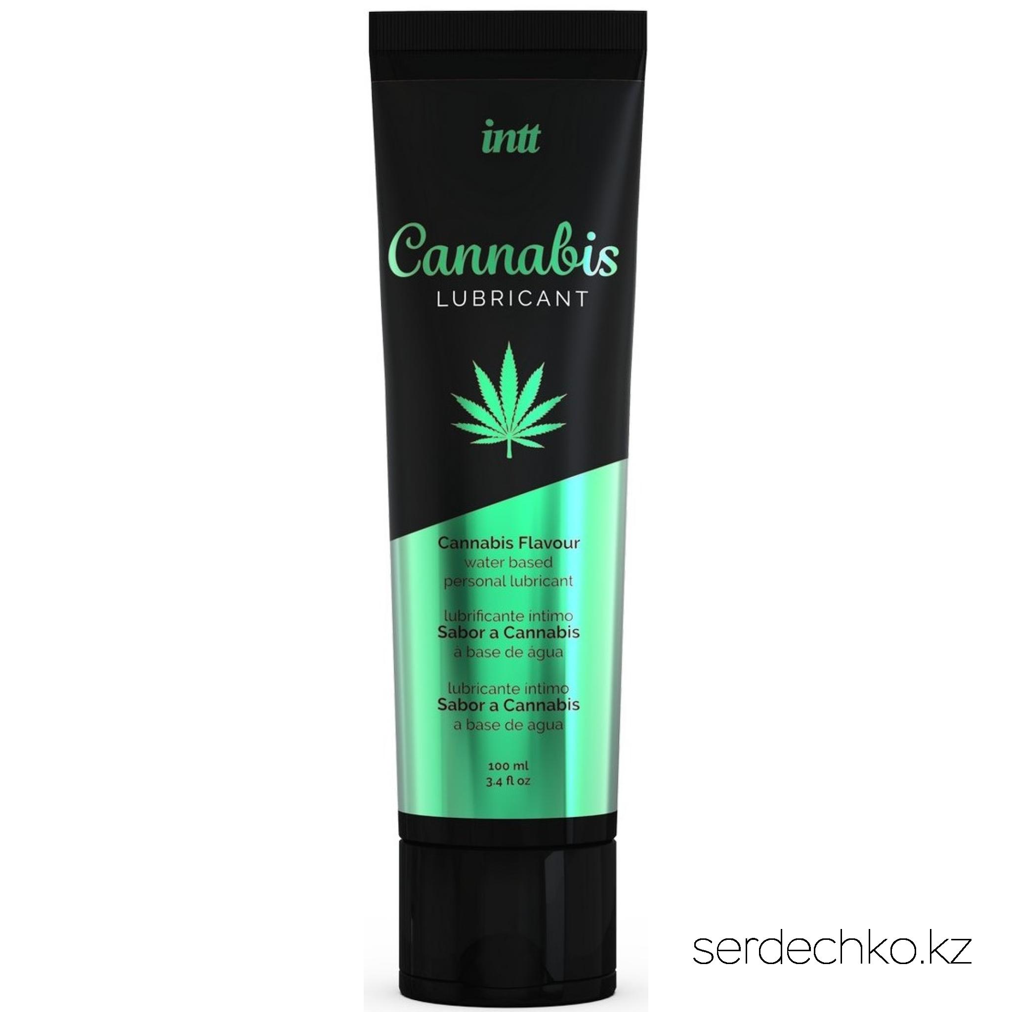 Интимный гель на водной основе Cannabi Lubricants с ароматом каннабиса, 
	Интимный гель на водной основе «Cannabi Lubricants» с ароматом каннабиса, объем 100 мл, Intt LU0001

	Интимный гель, который нельзя пропустить в прикроватной тумбочке. Состав на водной основе и аромат каннабиса не вредит презервативу, и его можно использовать ежедневно, во время полового акта или с секс-игрушками.
	
	Способ применения: нанесите необходимое количество на любую часть тела, чтобы улучшить скольжение и уменьшить трение.

